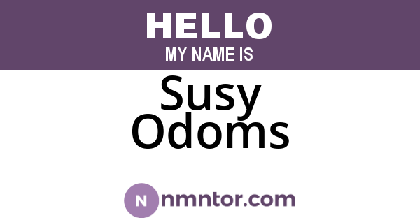 Susy Odoms
