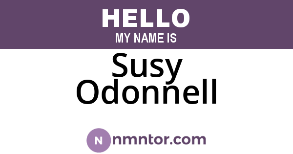 Susy Odonnell