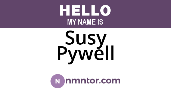 Susy Pywell