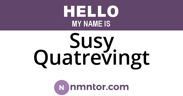 Susy Quatrevingt