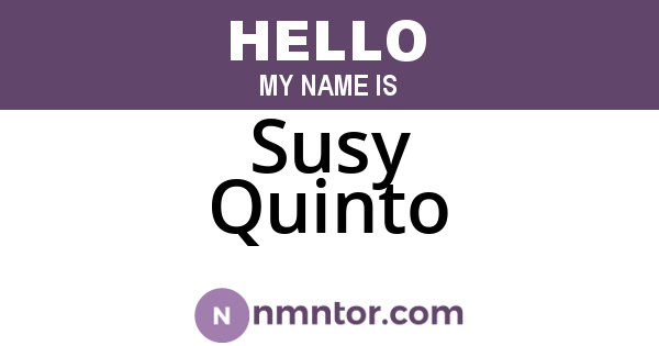 Susy Quinto
