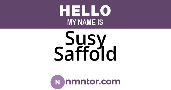Susy Saffold