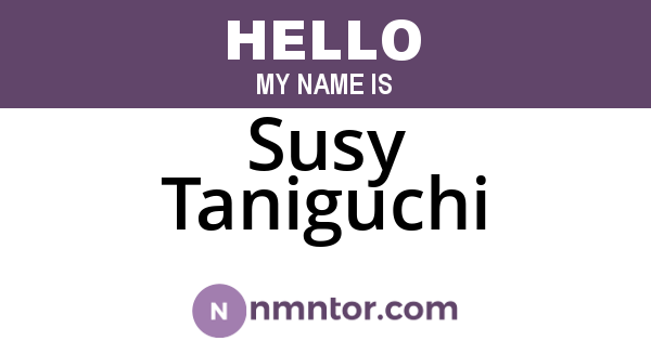 Susy Taniguchi