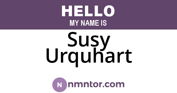 Susy Urquhart