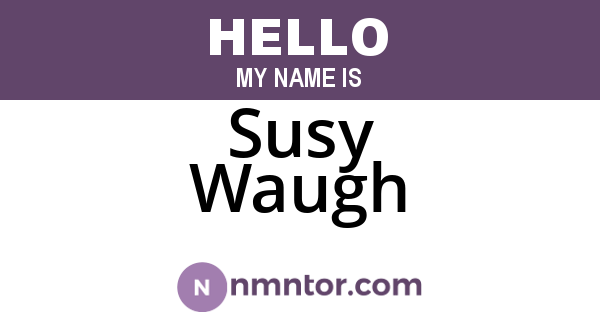 Susy Waugh