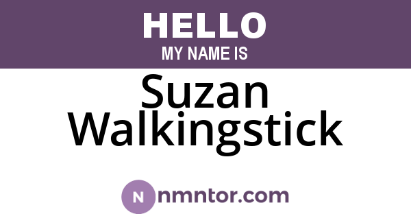 Suzan Walkingstick