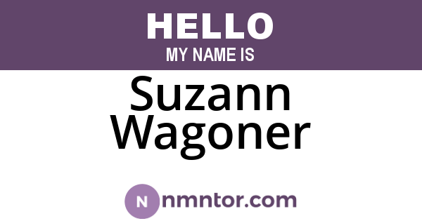 Suzann Wagoner