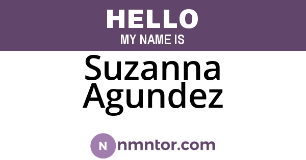 Suzanna Agundez