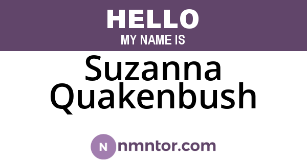 Suzanna Quakenbush