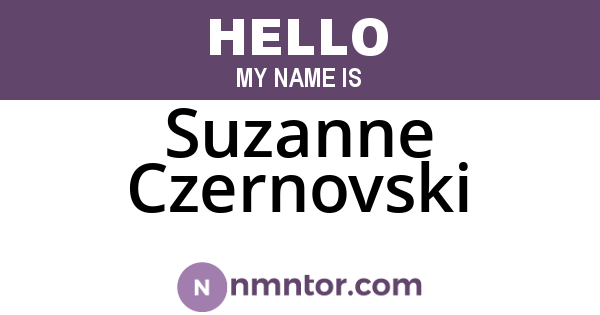 Suzanne Czernovski