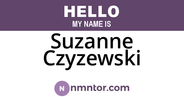 Suzanne Czyzewski