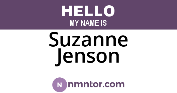 Suzanne Jenson