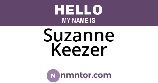 Suzanne Keezer