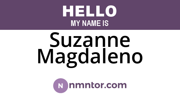 Suzanne Magdaleno