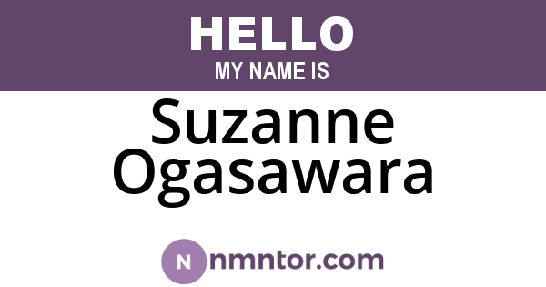 Suzanne Ogasawara
