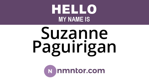 Suzanne Paguirigan