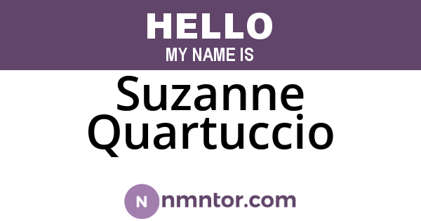 Suzanne Quartuccio