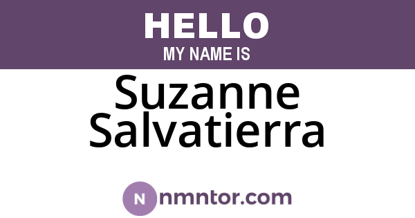 Suzanne Salvatierra