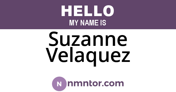 Suzanne Velaquez