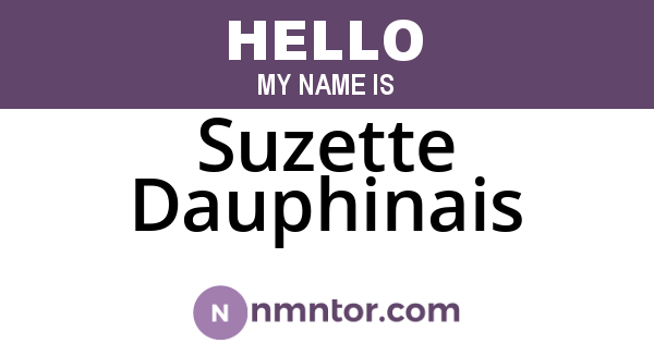 Suzette Dauphinais