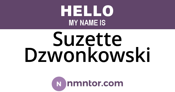 Suzette Dzwonkowski