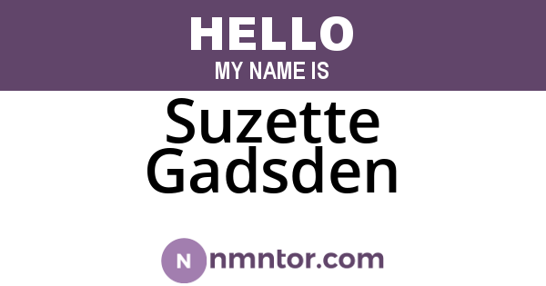 Suzette Gadsden