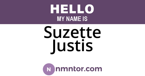 Suzette Justis