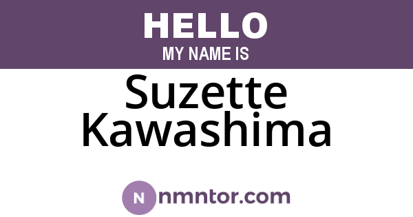 Suzette Kawashima