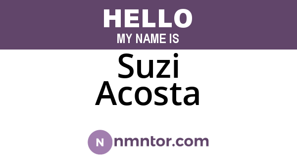 Suzi Acosta