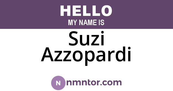 Suzi Azzopardi