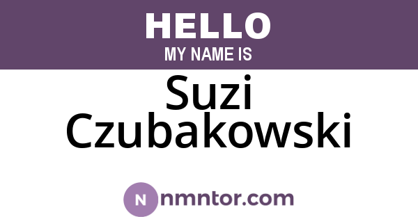 Suzi Czubakowski