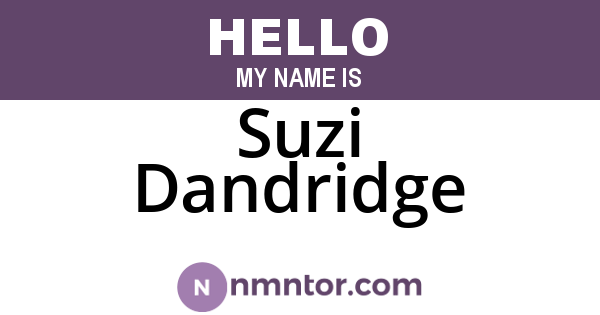 Suzi Dandridge