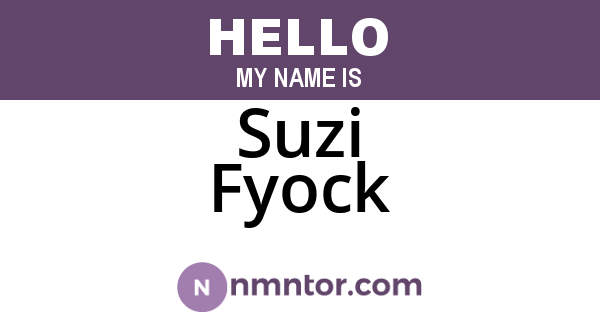 Suzi Fyock