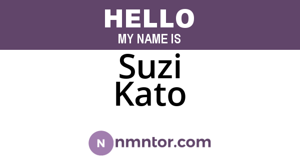 Suzi Kato