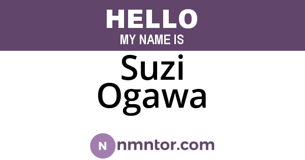 Suzi Ogawa