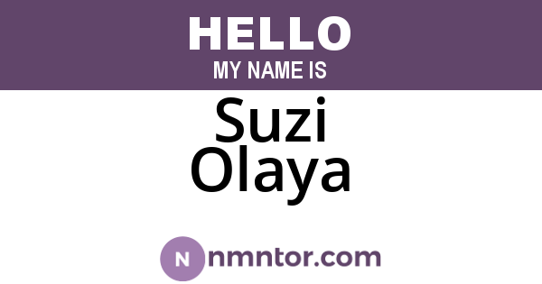 Suzi Olaya