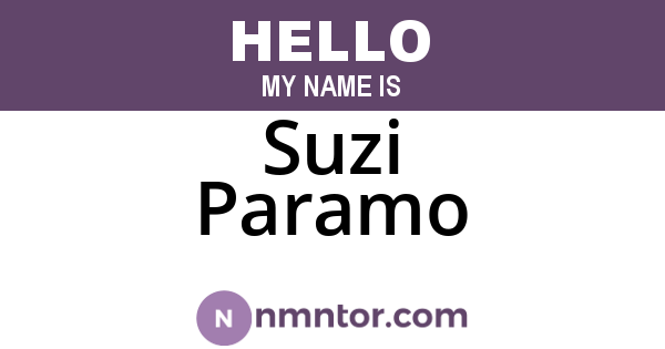 Suzi Paramo