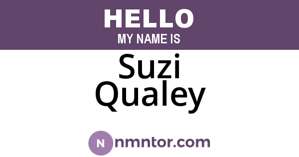 Suzi Qualey