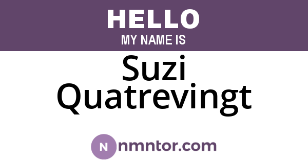 Suzi Quatrevingt