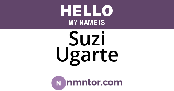 Suzi Ugarte