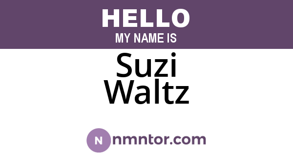 Suzi Waltz