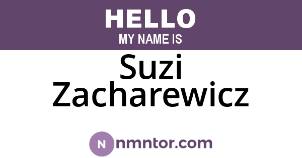 Suzi Zacharewicz