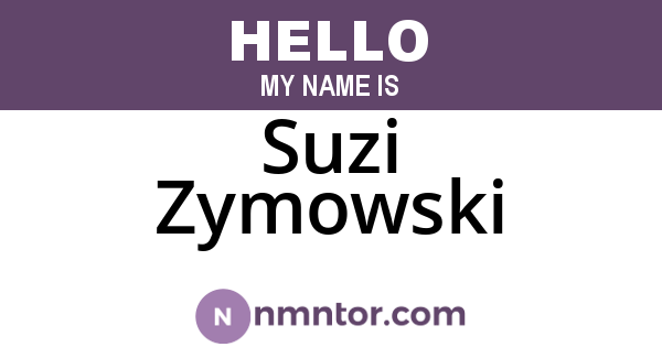 Suzi Zymowski