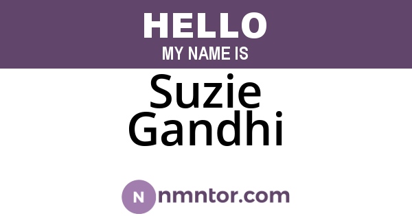 Suzie Gandhi