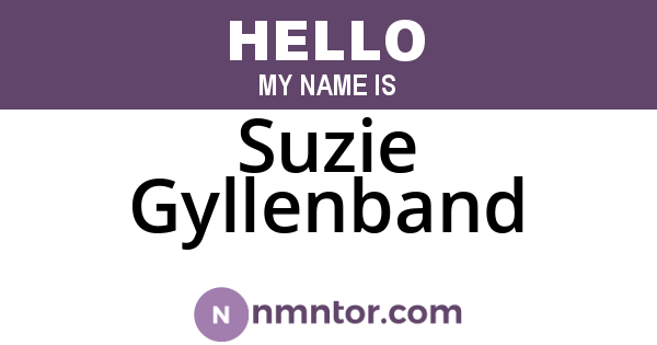 Suzie Gyllenband