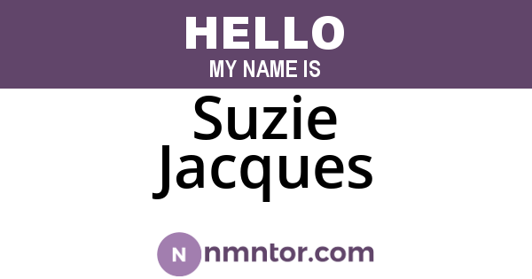 Suzie Jacques