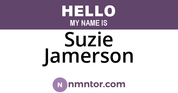 Suzie Jamerson
