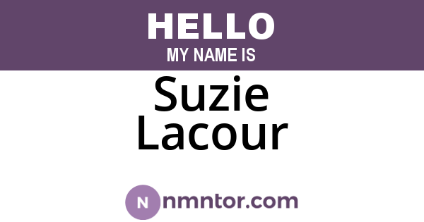 Suzie Lacour