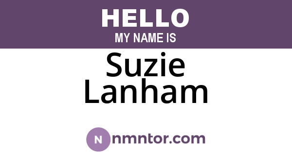 Suzie Lanham