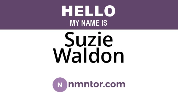 Suzie Waldon